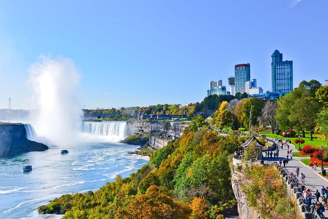 Niagara Falls 1 Day Tour from NYC with Maid of the Mist Boat Ride - Lunch, shopping, and free time