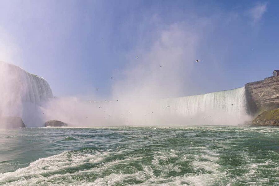 Niagara Falls, Canada: First Boat Cruise & Behind Falls Tour - Journey Behind the Falls, 19 stories below the rim