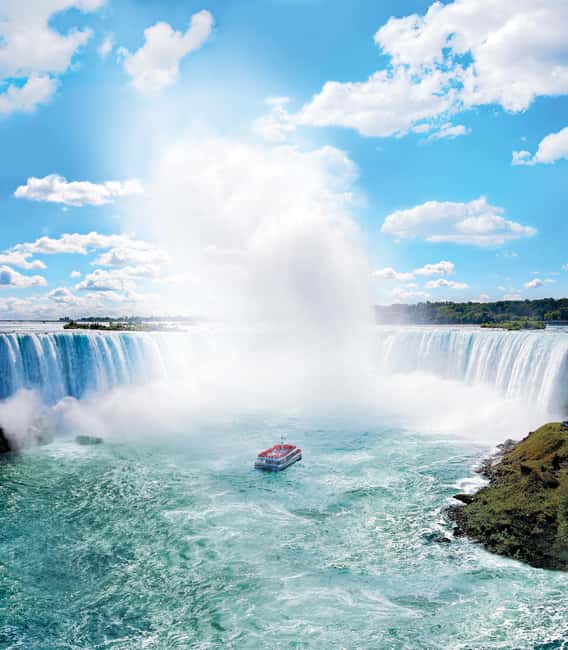 Niagara Falls, Canada: First Boat Cruise & Behind Falls Tour - Timing, meeting point, and practical details