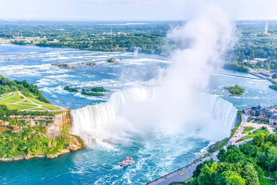 Niagara Falls: Canadian and American Deluxe Day Tour - Skylon Tower changes your sense of scale