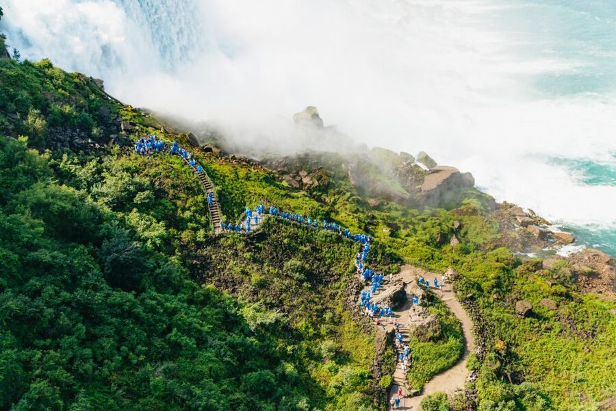 Niagara Falls: Cave of the Winds, Boat Ride, & Trolley Tour - The trolley around Niagara Falls State Park