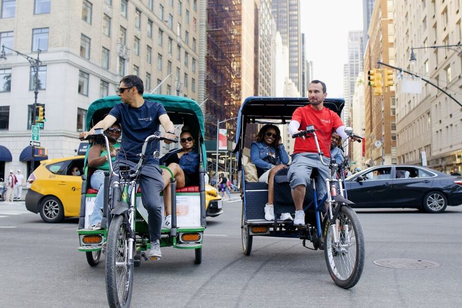 NYC: Central Park Celebrity Homes & Film Spots Pedicab Tour - Bow Bridge and the final photographs