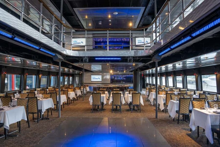 NYC: City Cruises Brunch, Lunch, or Dinner Buffet Cruise - Three bridges and the East River turn