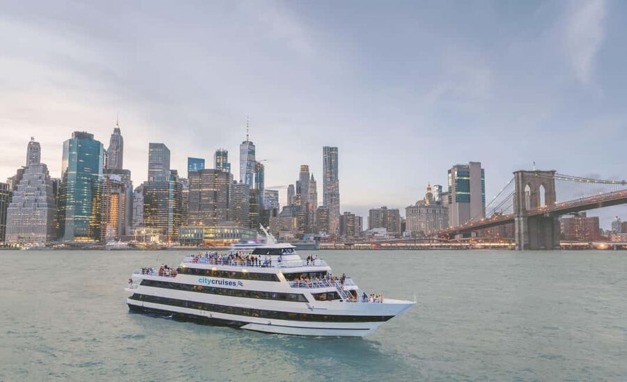 NYC: City Cruises Brunch, Lunch, or Dinner Buffet Cruise - From Chelsea Piers to the Hudson River skyline
