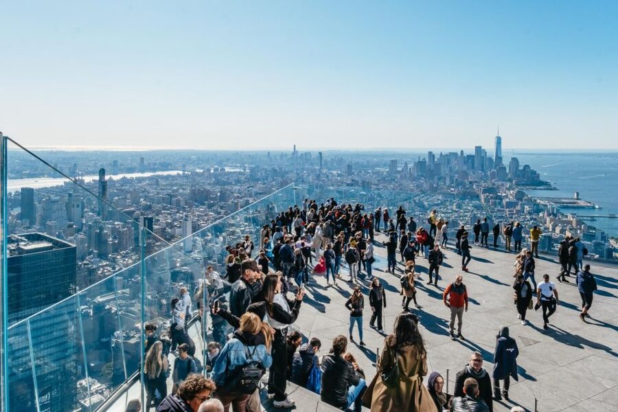 NYC: Edge Observation Deck Admission Ticket - Walking across the Glass Floor