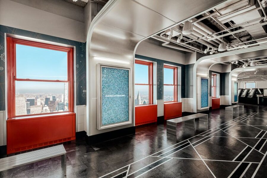 NYC: Empire State Building Observation Deck Tickets - The Art Deco lobby on the way out