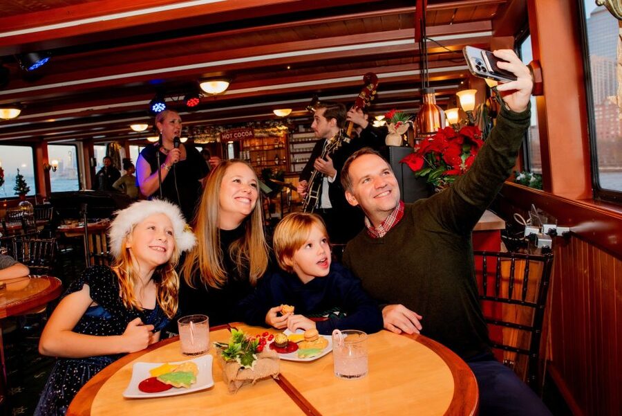 NYC: Holiday Yacht Cruise with Jazz, Cocoa & Carols - Inside Yacht Manhattan and Manhattan II