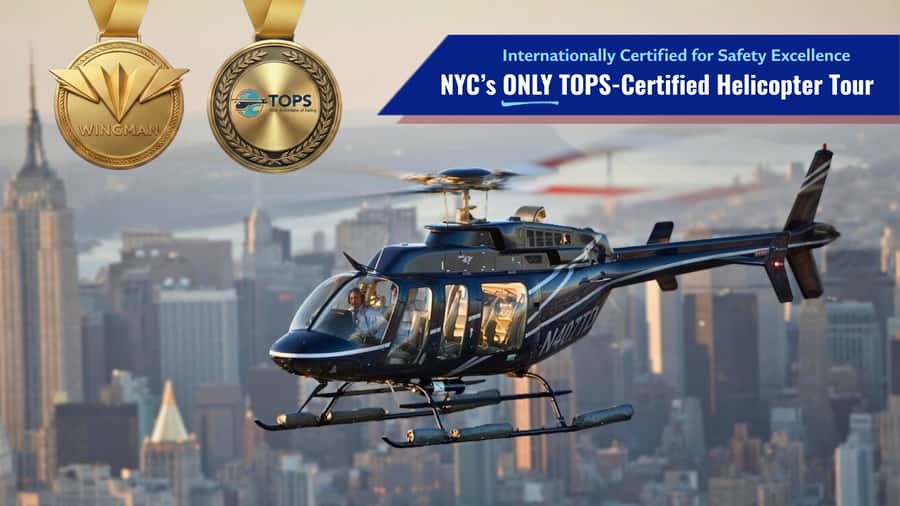NYC: Manhattan Sightseeing Helicopter Tour - Before takeoff at the helipad