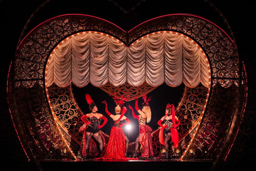 NYC: Moulin Rouge! the Musical on Broadway - Can-can acrobatics and the physical side of the show