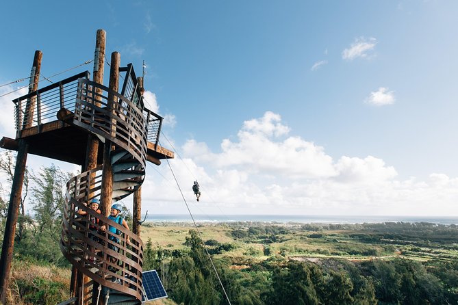 Oahu's North Shore: 8-Line Zipline Adventure - Rappels, sky bridges, and boardwalks