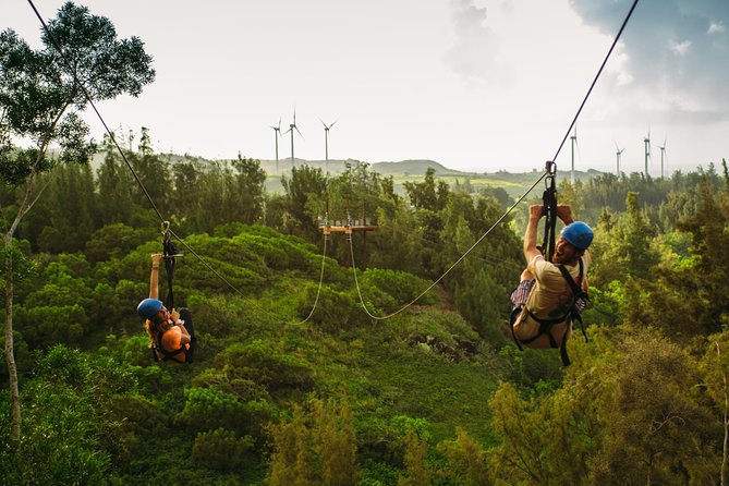 Oahu's North Shore: 8-Line Zipline Adventure - Eight lines from 500 to 2,400 feet