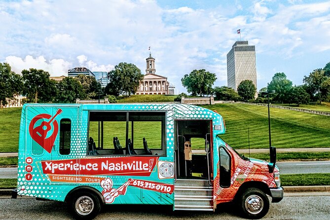 Open-Air Minibus Sightseeing Tour of Nashville - A fast way to get your Nashville bearings