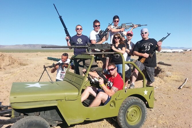 Outdoor Shooting Experience from Las Vegas with Optional ATV Tour - Real machine guns outside Las Vegas