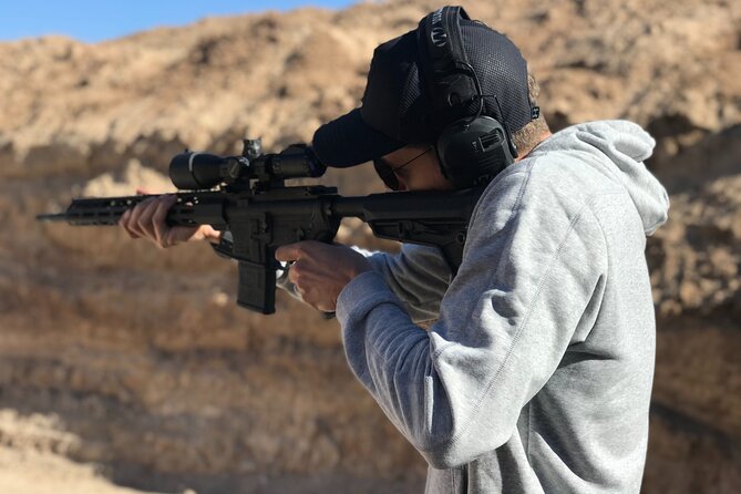 Outdoor Shooting Experience with Instructor in Las Vegas - At least 61 rounds keeps the session moving