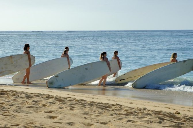 Outrageous Surf ScHool Lesson on Lahaina Side - What happens before you reach the water