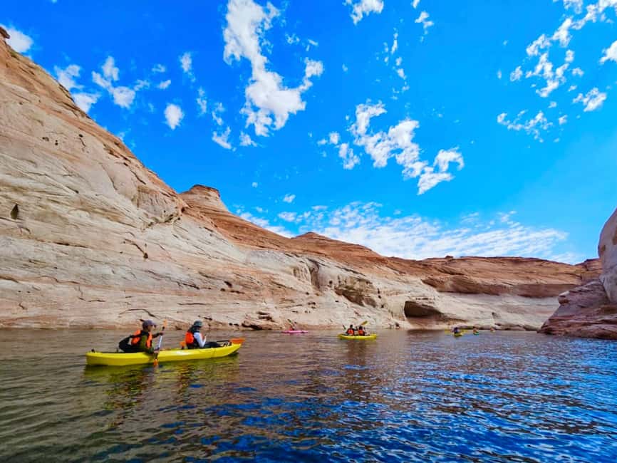 Page/Lake Powell: Guided Kayak & Water Antelope Canyon Tour - The paddle back to Antelope Point