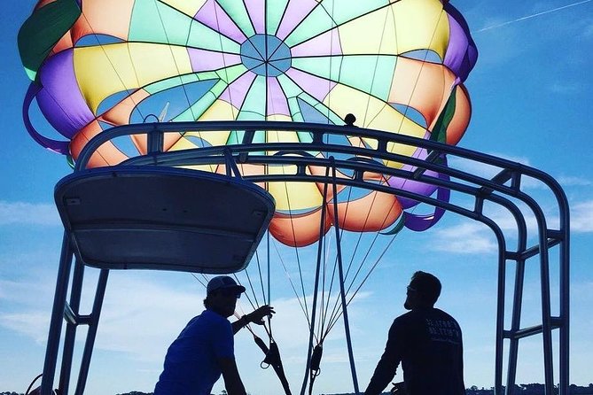 Parasailing Adventure at the Hilton Head Island - Taking off from Hilton Head Harbor