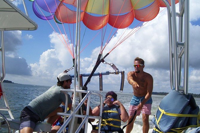 Parasailing Adventure at the Hilton Head Island - What the 8 to 10 minute flight feels like