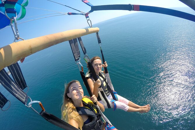 Parasailing Adventure in South Padre Island - Flying above South Padre Island