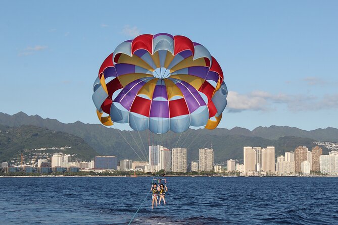 Parasailing Experience in Waikiki, HI - Flying above Waikiki instead of simply looking at it