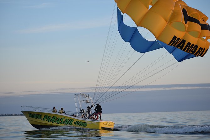 Parasailing with Miami Watersports - The safety briefing and boat ride