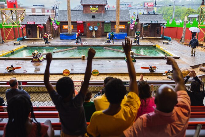 Paula Deen's Lumberjack Feud Supper Show- ALL U CAN EAT - Outdoor seating changes the experience