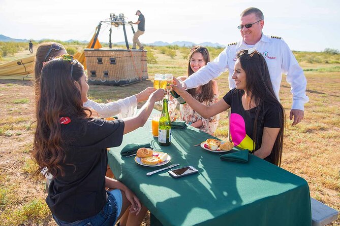 Phoenix Morning Hot Air Balloon Ride with Bubbly + Breakfast - How much value do you get for $260.51?