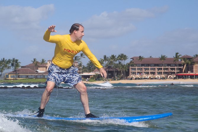 Po'ipu Surf Lesson - Key Points