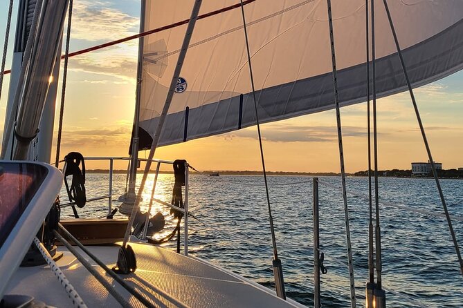 Private Luxury Yacht Charters, BYOB & Dolphins - Sailing past Fort Sumter