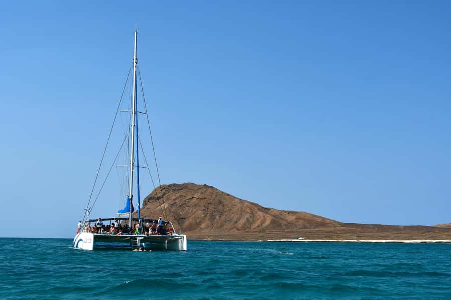 Sal: All-Inclusive Half-Day Lounge Catamaran Cruise - Family trips and adults-only departures