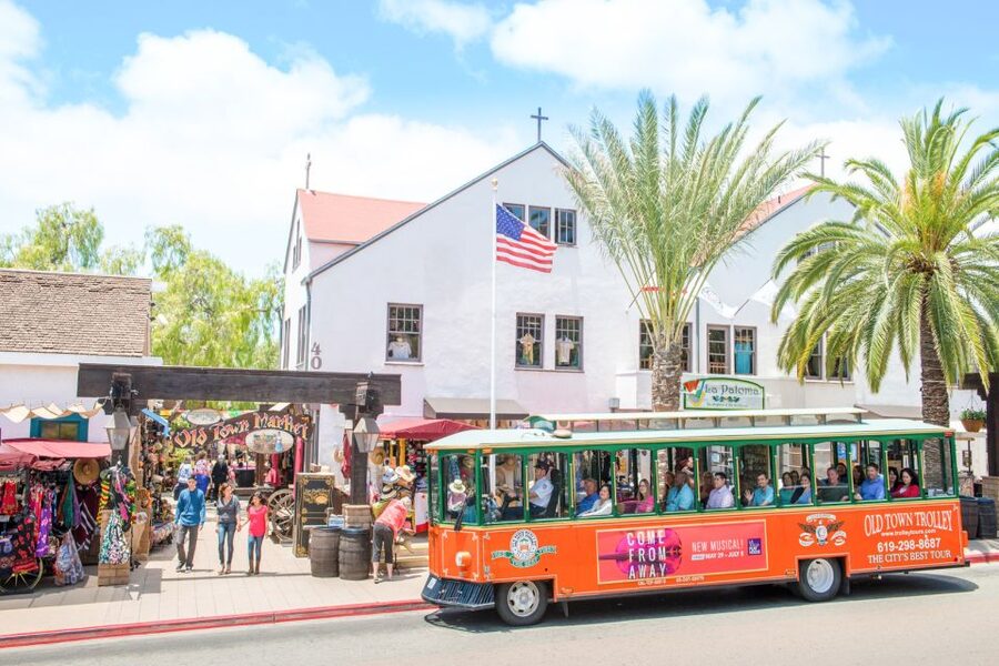 San Diego: Hop-on Hop-off Narrated Trolley Tour - The Maritime Museum and the Embarcadero waterfront