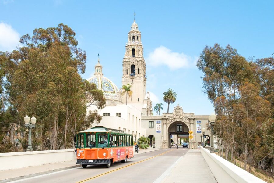 San Diego: Hop-on Hop-off Narrated Trolley Tour - Crossing to Coronado and seeing the Hotel del Coronado