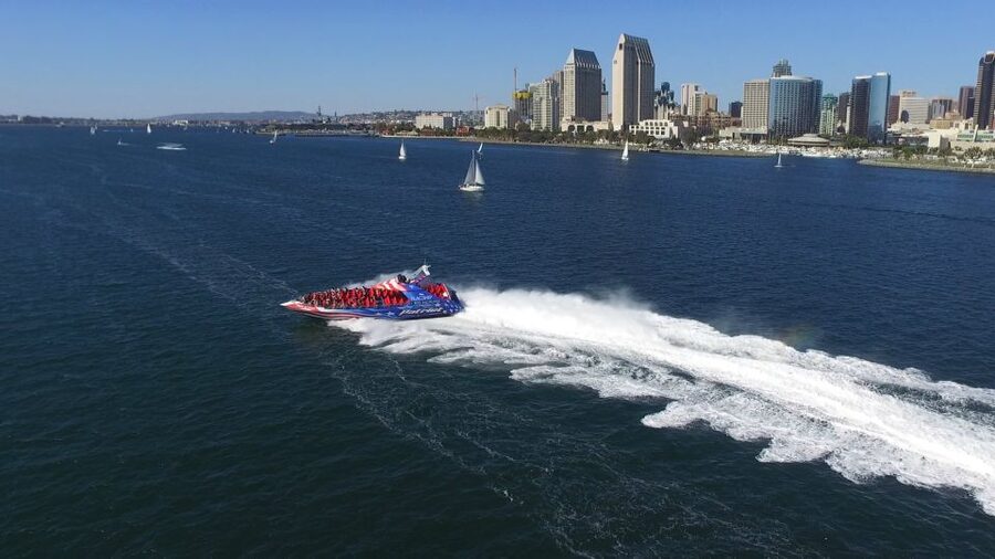 San Diego: Patriot Jet Boat Thrill Ride - San Diego Bay at 50 miles per hour
