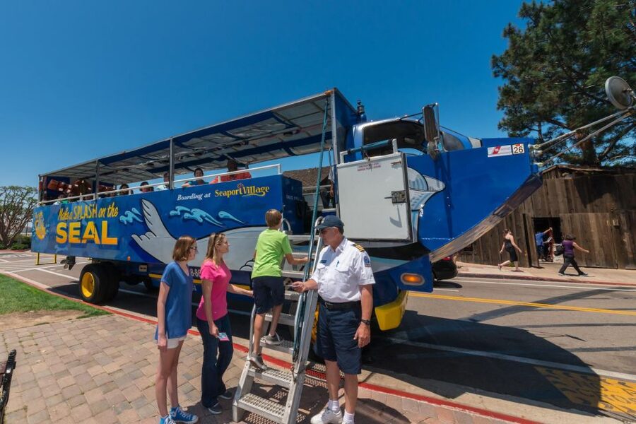 San Diego: SEAL City Tour by Amphibious Bus - Shelter Island and the search for sea lions