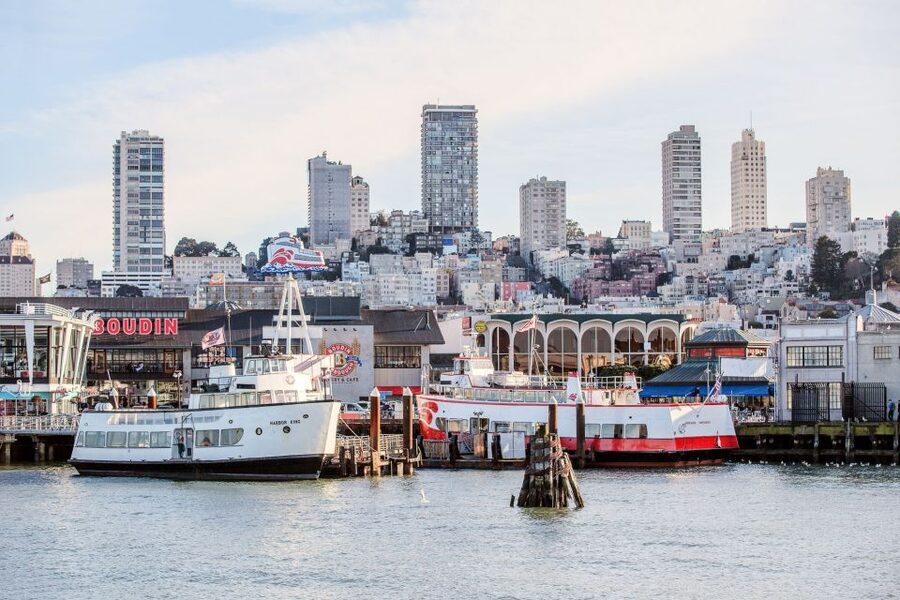 San Francisco: Golden Gate Bay Cruise - Returning past Pier 39