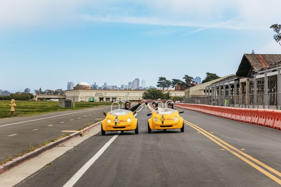 San Francisco: Golden Gate Bridge and Lombard GoCar Tour - Fort Mason, the Marina, and Crissy Field