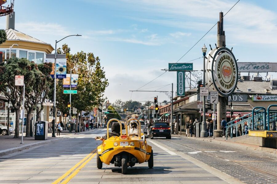 San Francisco: Golden Gate Bridge and Lombard GoCar Tour - The Presidio and Palace of Fine Arts