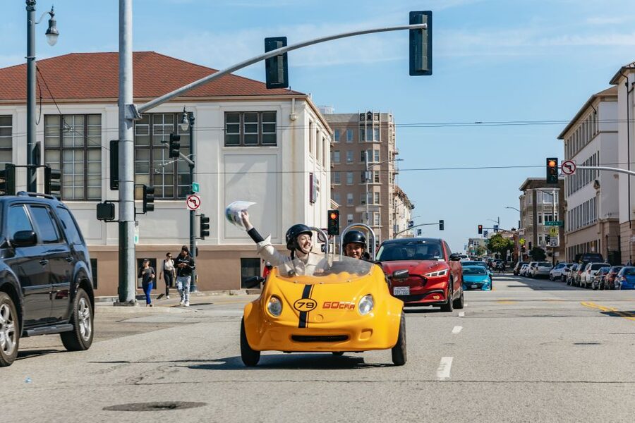 San Francisco: Golden Gate Bridge and Lombard GoCar Tour - Chestnut and Union Street add a local break