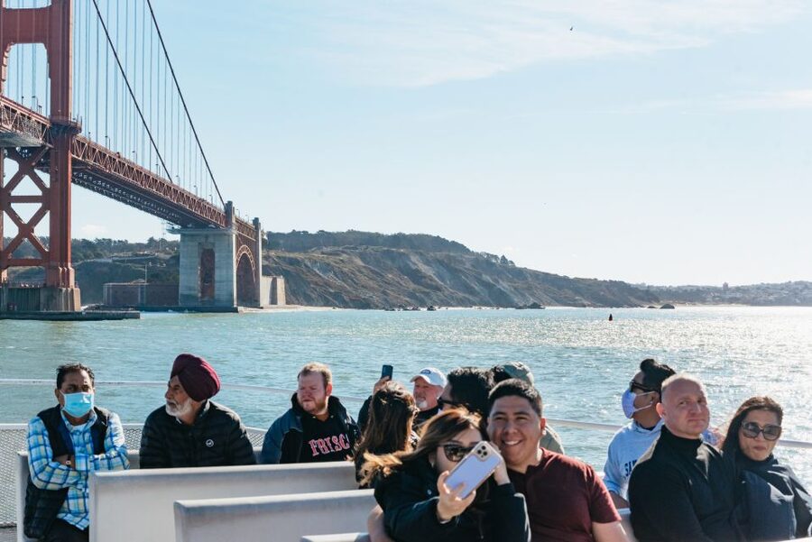 San Francisco: Skip-the-Line Escape from The Rock Bay Cruise - Sailing beneath the Golden Gate Bridge