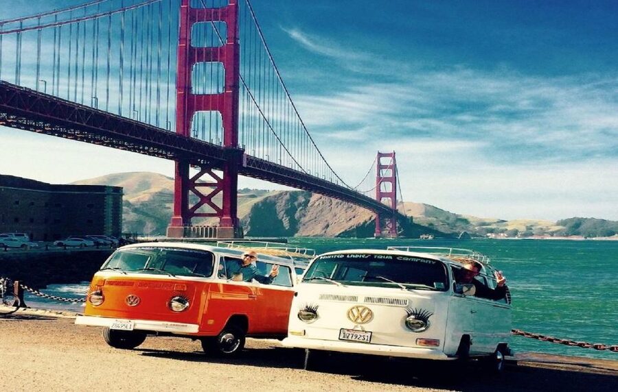 San Francisco: Small-Group City Tour by Vintage VW Bus - Lombard Street in a bus larger vehicles cannot use