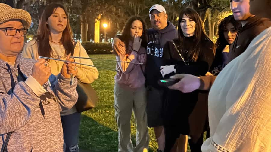 Savannah: Ghosts, Asylums, Voodoo, and Horror Walking Tour - Monterey Square sets the mood