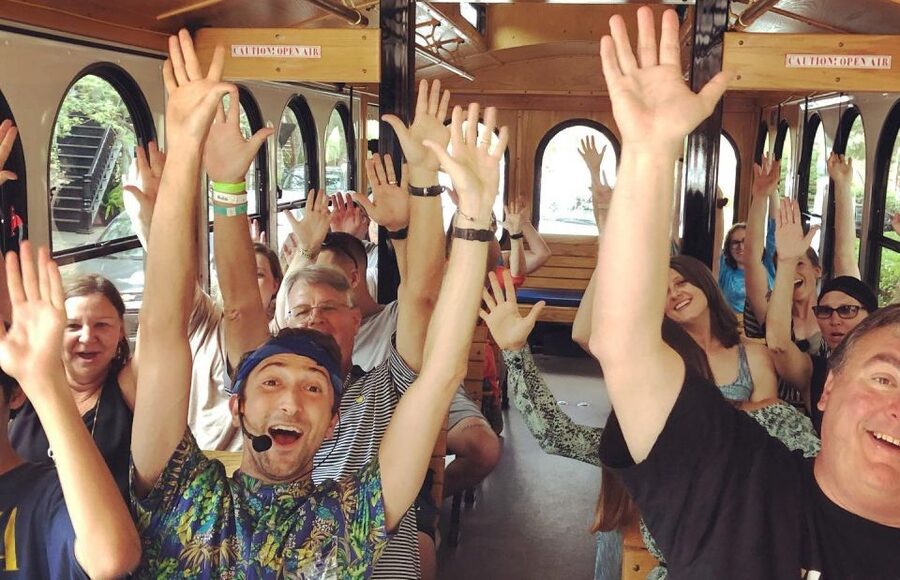 Savannah: "Savannah for Morons" Comedy Trolley Tour - A trolley tour that behaves like a comedy show