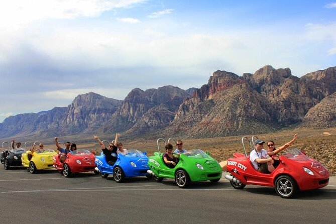 Scooter Car Tour of Red Rock Canyon with Transport from Las Vegas - Following the 13-mile Scenic Drive
