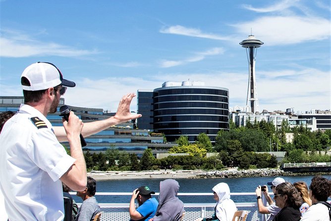 Seattle's Original Guided Harbor Cruise - Myrtle Edwards Park and the Space Needle