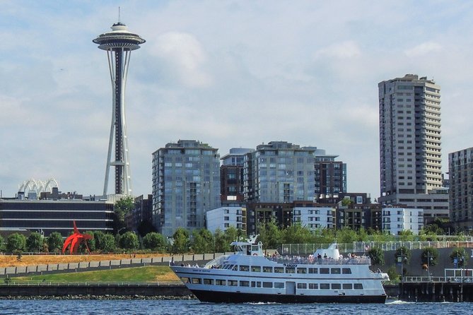 Seattle's Original Guided Harbor Cruise - Terminal 91, cruise ships, and the Olympic Mountains