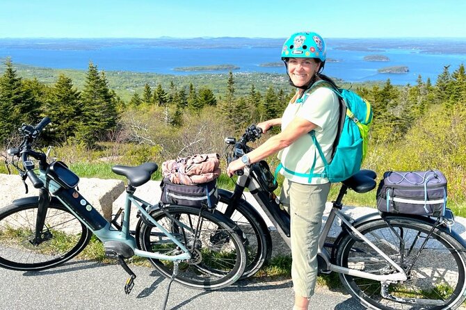 Self-Guided Ebike Tours of Acadia National Park Carriage Roads - Meeting at Hull’s Cove and getting ready