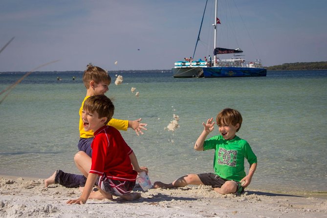 Shell Island Snorkel and Dolphin Catamaran Cruise with Island Time - Boarding at 5201 N Lagoon Drive