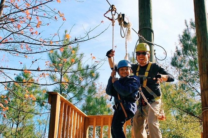 Small-Group Zipline Tour in Hot Springs - The 850-foot line is the big moment