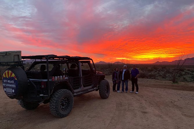 Sonoran Desert Jeep Tour at Sunset - Leaving Scottsdale for Tonto National Forest