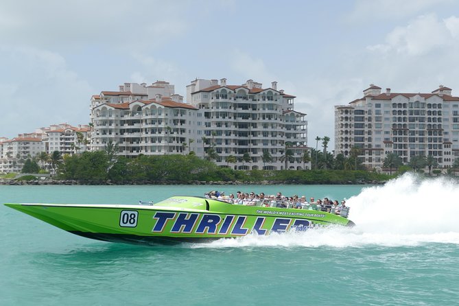 Speedboat Sightseeing Adventure of Miami - Leaving the Port of Miami behind